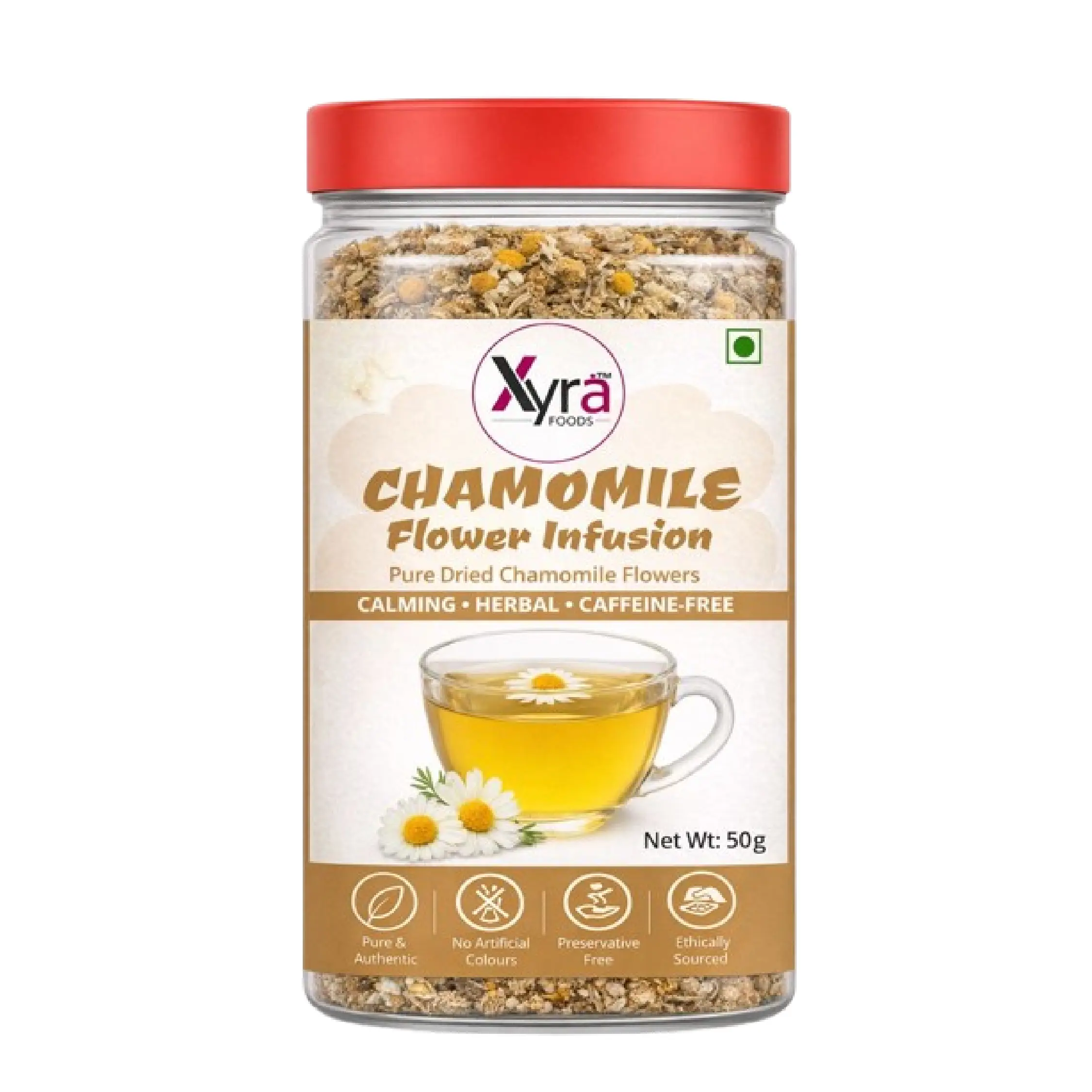Premium Chamomile Tea – Dried Chamomile Flowers