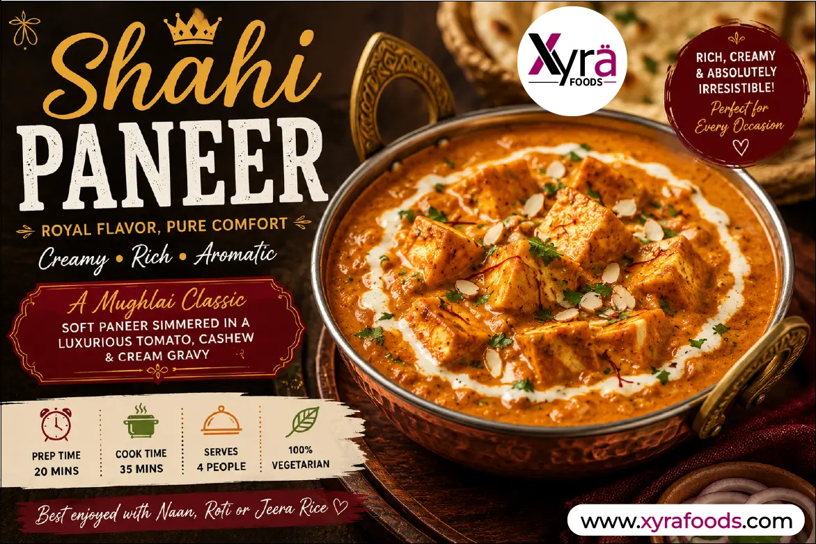 Shahi Paneer Recipe (Restaurant-Style)